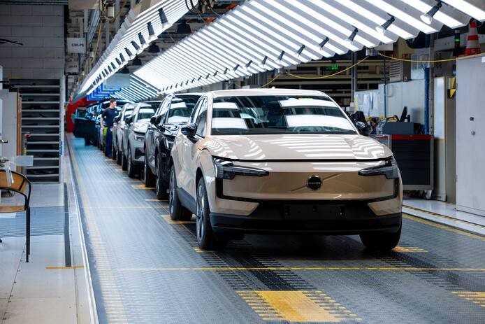 Volvo Cars inaugure la production de son modèle électrique EX30 à Gand