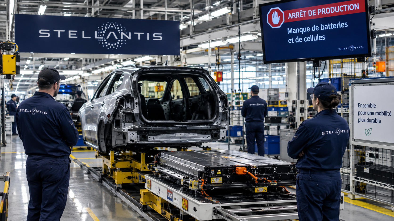 Quand la transition électrique bouscule les usines françaises de Stellantis